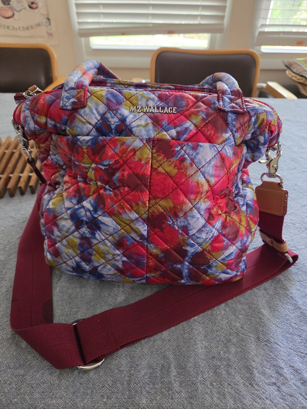 MZ Wallace Quilted Multi-Color Crossbody Bag